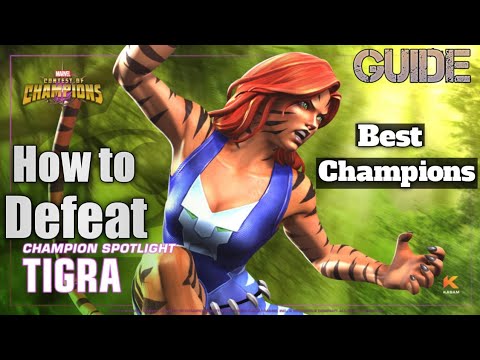 How to Easily Defeat Tigra (Uncollected)- Marvel Contest of Champions