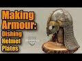 How to make Armor: Making Medieval Armor: Forming Helmet Plates Real Time