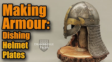 How to make Armor: Making Medieval Armor: Forming Helmet Plates Real Time