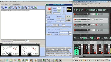 Morse Code QSO over the internet - software setup - config 4 - EhoCW, Reaper, CW REGENERATION
