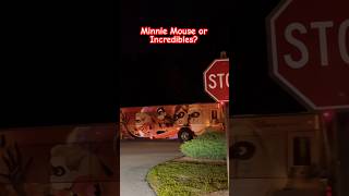 Minnie and Incredibles buses at Disney’s Fort Wilderness! #shorts #disney #disneyworld #disneyparks