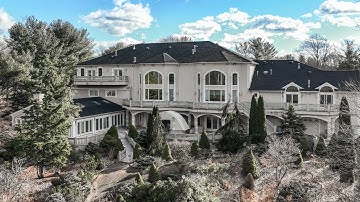 Mafia Boss’s ABANDONED $8.8 Million MEGA Mansion | Found Vault, Pool, and Elevator
