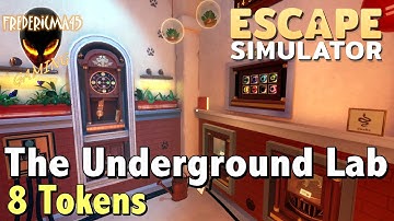 Escape Simulator : UNDERGROUND LAB Edgewood Mansion / 8 Tokens Location - Jack Beanstalk Achievement