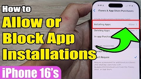 📲 How to Allow or Block App Installations on iPhone 16/16 Pro Max | iOS 18 Guide 🔒