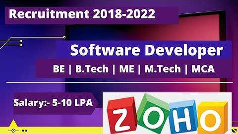 ZOHO Off Campus Drive For 2022 Batch | ZOHO Recruitment 2021 | ZOHO Hiring 2020 2019 2018 Batch