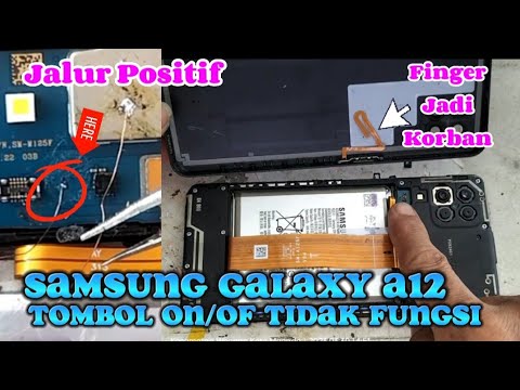 Cara Perbaiki Tombol Power Samsung A12 Tidak Berfungsi.