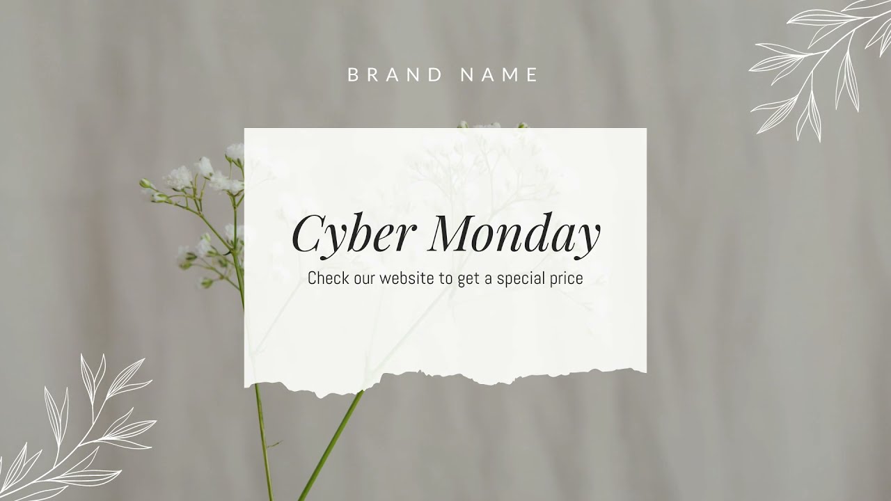 Free Online Cyber Monday Sale Video Template (Customizable) - FlexClip