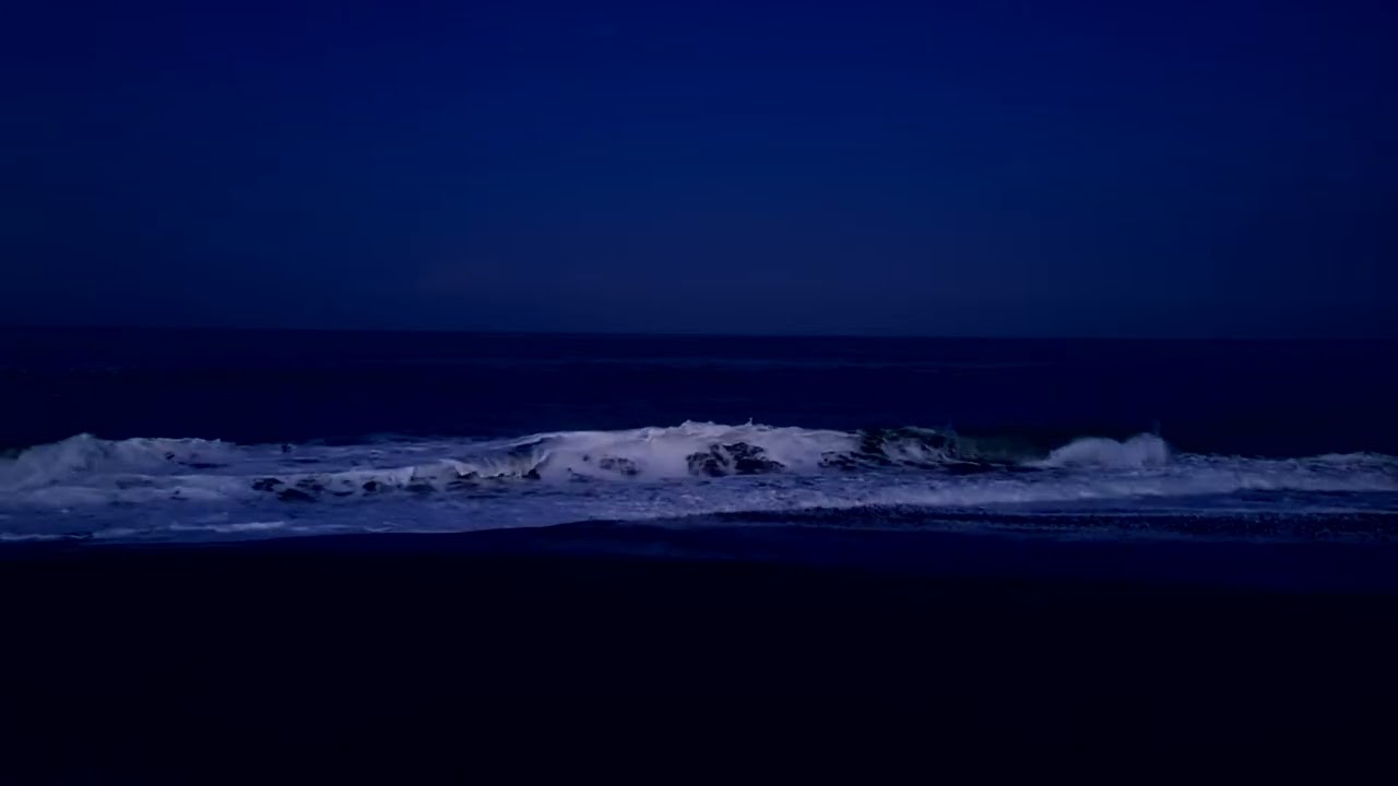 Ocean Waves for Meditation Sleep | Soft Sea Sounds and Deep Night Waves for Relaxation