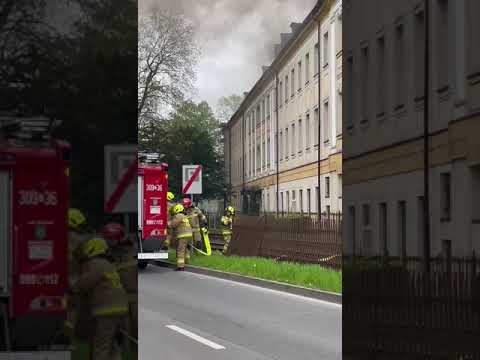 Przed południem wybuchł pożar w budynku Akademii im. Jakuba z Paradyża przy ul. Teatralnej