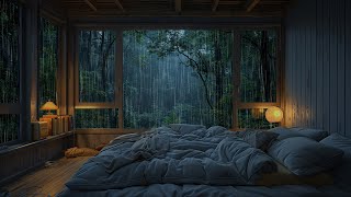 Heavy Rain and Thunder Sounds - Fall Asleep Instantly With Rain On Window - Relaxing White Noise