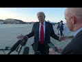 President Trump Gaggles with Press at Joint Base Andrews, Sep  7, 2025
