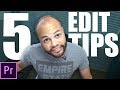 Take your YouTube talking head VIDEOS to the NEXT LEVEL - 5 editing tips