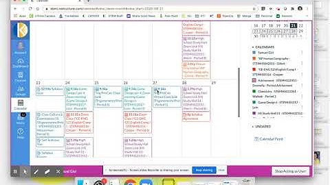 Canvas Calendar Tutorial For Parents