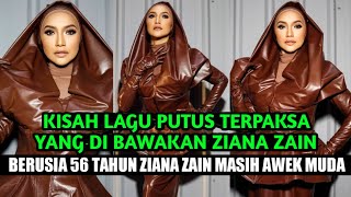 Biography Ziana Zain, Fashion Style Hijab, Try on Haul, Curvy models, Gaun Outfit Satin Dress