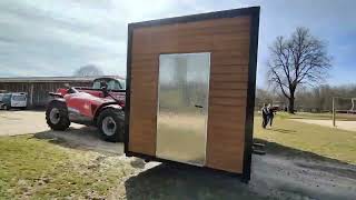 Installation Dun Kiosque En Container Boem Box