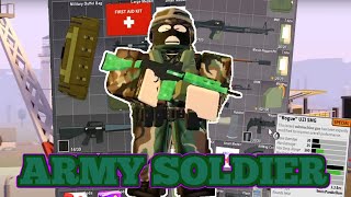 ARMY SOLDIER VS STACKED PLAYERS Roblox Apocalypse Rising 2