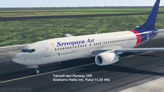 Simulasi & kronologis jatuhnya Pesawat Sriwijaya Air SJ-182, Sabtu 9 Januari 2021.