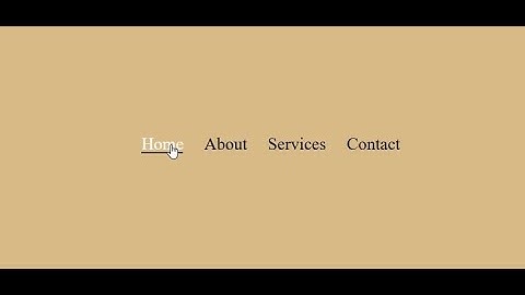 Text underline animation - HTML CSS