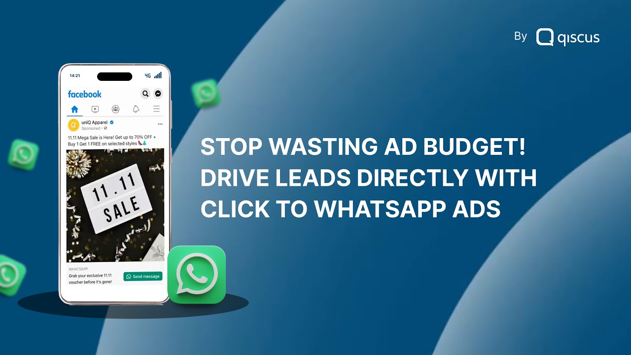 Stop Wasting Ad Budget! Drive Leads Directly with Click to WhatsApp Ads