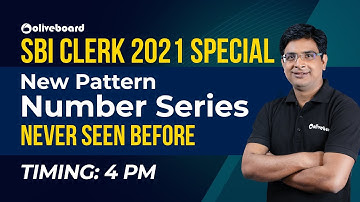 Target SBI Clerk 2021 | New Pattern Number Series ( Never Seen Before ) | Vivek Sir