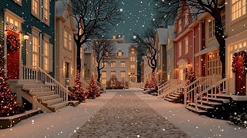 Cozy Christmas Village ~ Modern Fusion Jazz ~ Winter Wonderland Ambiance & Holiday Chill Vibes