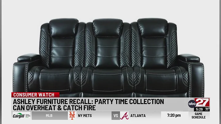 Ashley Furniture recalls thousands of loveseats, sofas, and recliners