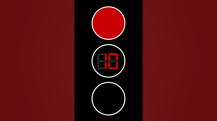 10 Second Traffic Light 🚦 Countdown Timer