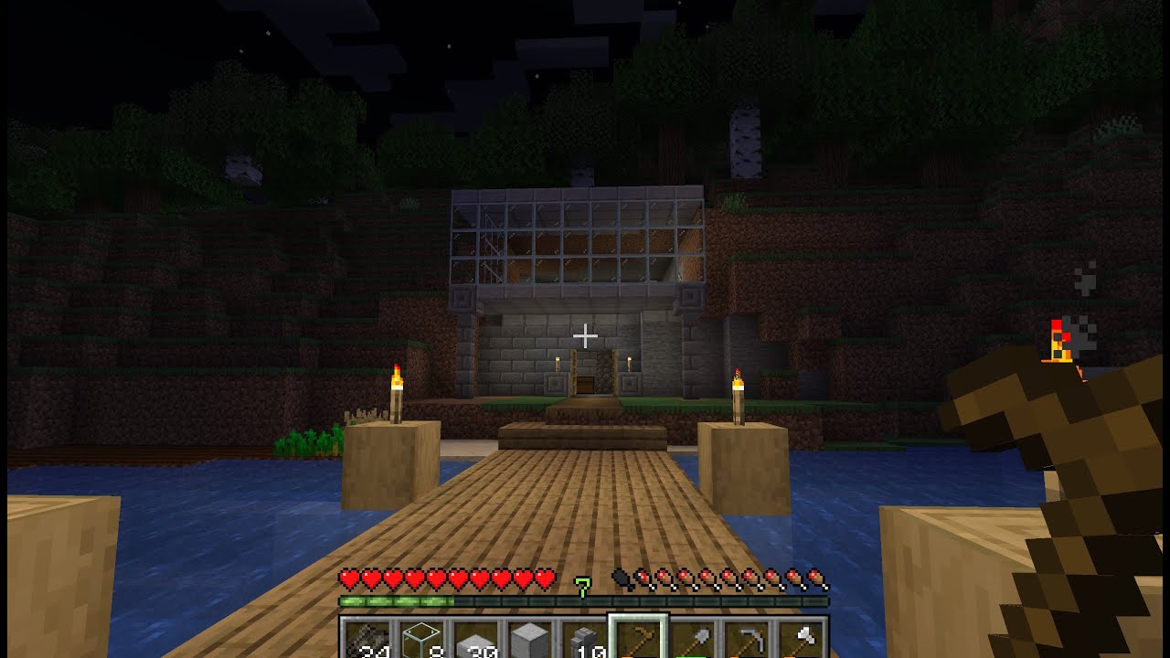 Make this cave a home | Minecraft Survival Episode 2 - YouTube