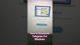 How to download and install latest version of Telegram on windows #telegram #shorts
