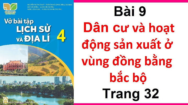 Vở bài tập địa lý lớp 4 trang 9 năm 2024