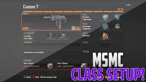 Black Ops 2: MSMC Class Setup! - Best Killing Class! (BO2)
