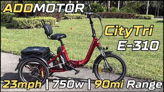 Addmotor Citytri E-310 Electric Tricycle Review: Better Than Lectric XP & Rad Power Trikes?