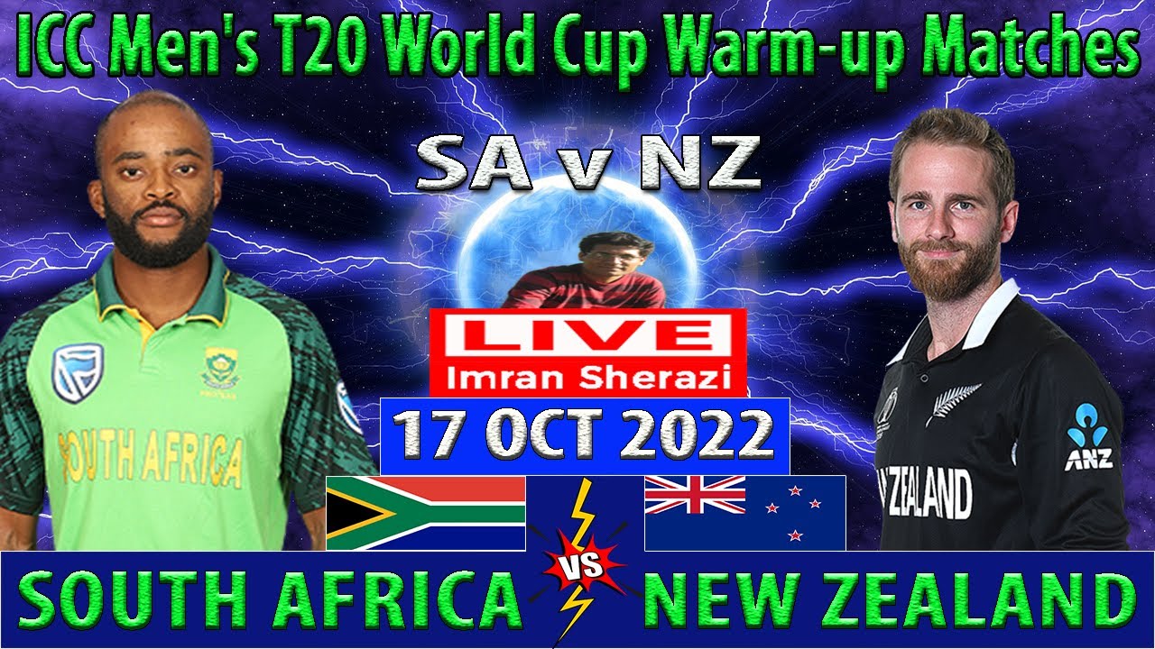South Africa vs New Zealand SA vs NZ ICC Mens T20 World Cup Warm-up Matches 2022