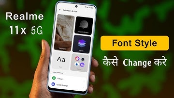 Realme 11X 5G Font Style Change | Realme 11X Font Style Kaise Change Kare