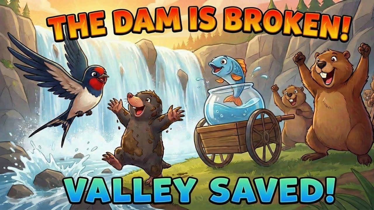 Rainbow Valley is Drying Up! 😱 Can the Tiny Mole Save the Water?|Bed Time Stories