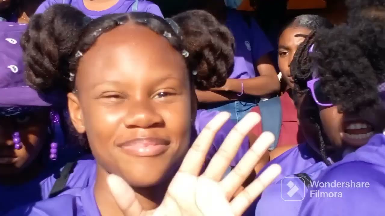Wolmers Girls school sports day cheerleading competition
