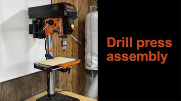 Wen 4214T benchtop drill press assembly