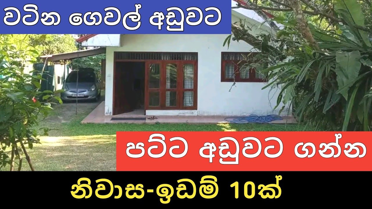 පට්ට අඩුවට නිවාස ඉඩම් 10ක් | Aduwata idam gewal | House for sale | Land sale |Ikman selling 