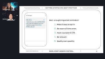 What are the best practices for integrating email and SMS?
