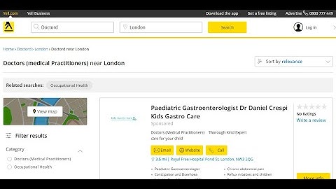 How to extract business leads of Doctors from UK | Yellow Pages UK