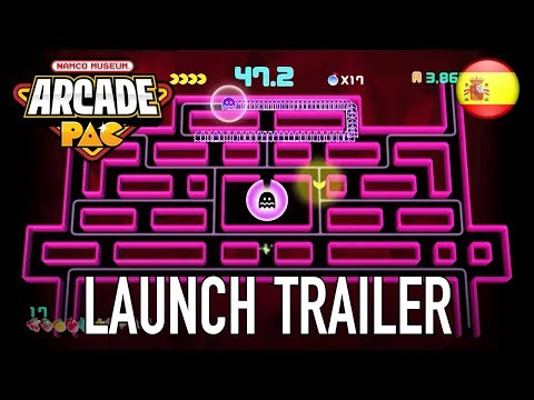 Namco Museum Arcade PAC - Switch - Launch trailer (Español)
