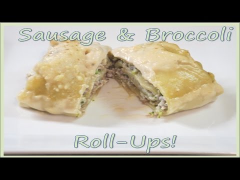Sausage & Broccoli Lasagna Roll-Up Recipe!
