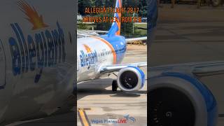 New Allegiant 737 MAX 8 200 Taxis in Style @ LEX Fresh Paint Big Energy #aviation @Allegiant