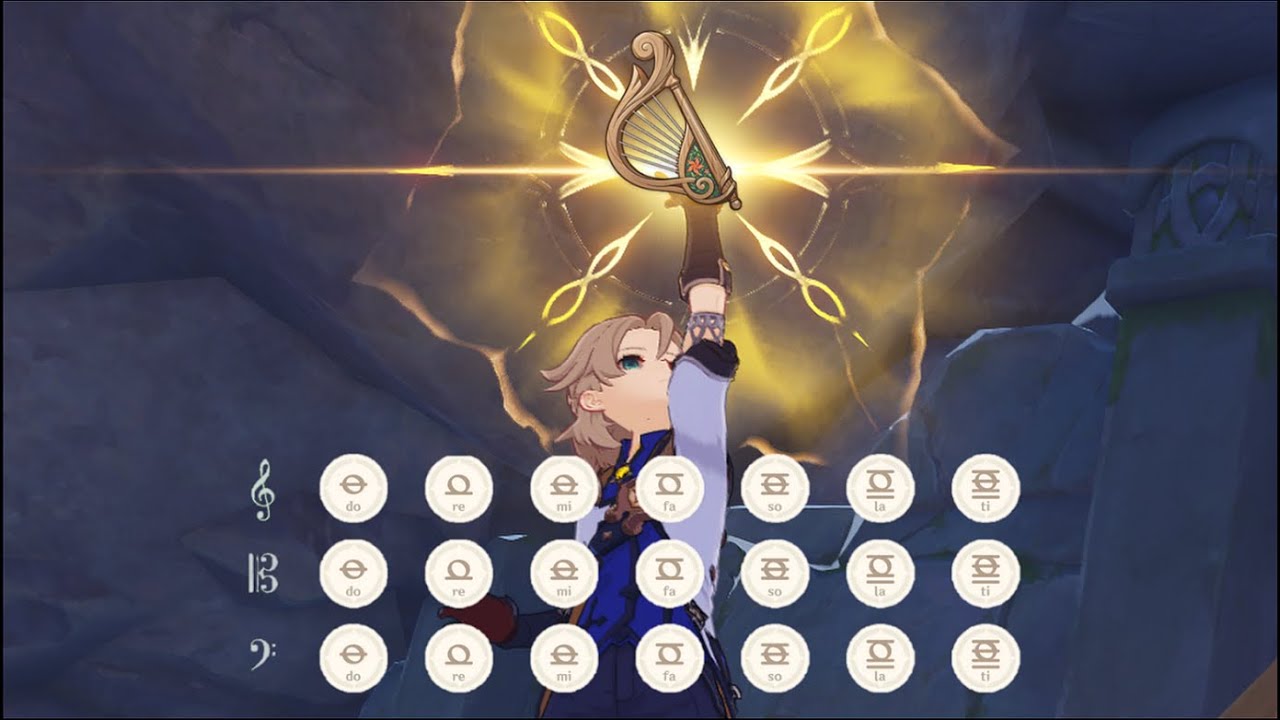 Moonlike Smile Lyre ft Albedo (Dragonspine OST) YouTube