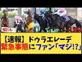 【速報】ドゥラエレーデ   緊急事態にファン｢マジ!?｣【競馬反応集】