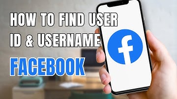 How To Find My Facebook User ID And Username
