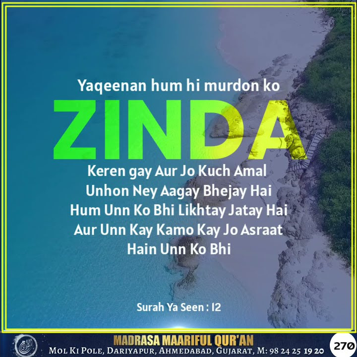 Quran | WhatsApp Status | Surah Yaseen : 12 | Mohammad Shariq