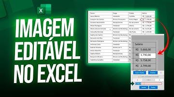 NOVIDADE: Importar IMAGEM EDITÁVEL no Excel
