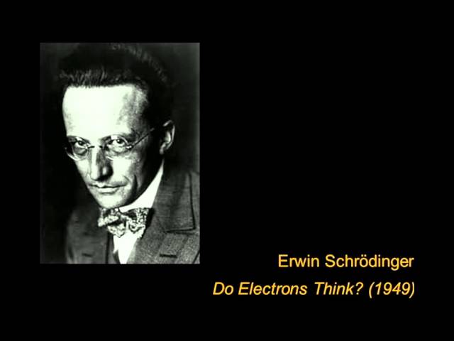 Erwin Schrödinger - Do Electrons Think? (BBC 1949) class=