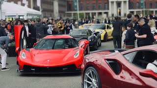 Salon privé 2024 - Pagani, Koenigsegg, Ferrari, Lamborghini, Bugatti convoys and more!